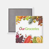 OurGroceries Magnet Magneet (Voorkant / Achterkant)