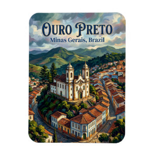 Ouro Preto Brazilië Magneet