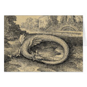 Ouroboros Dragon Biting c'est Propre Queue (Devant horizontal)