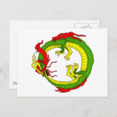 Ouroboros Dragon Briefkaart (Voorkant / Achterkant)