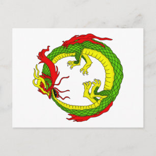 Ouroboros Dragon Briefkaart