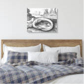 Ouroboros Dragon Canvas Afdruk (Insitu (Slaapkamer))