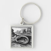 Ouroboros Serpent sleutelhanger (Voorkant)