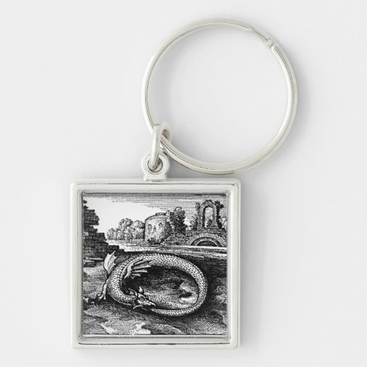 Ouroboros Serpent sleutelhanger (Voorkant)