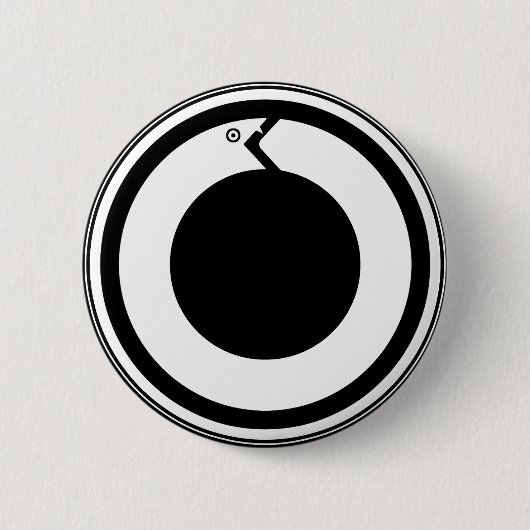 Ouroboros Snircle Button (Voorkant)