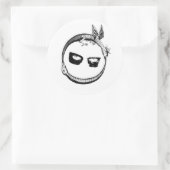 Ouroboros-Sticker Ronde Sticker (Tas)