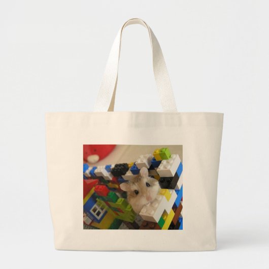 ourpets_hamster grote tote bag (Voorkant)