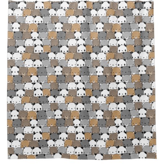 Ours adorable Douche rideau (Devant)