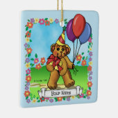 Ours Anniversaire Fête ornements (Droite)