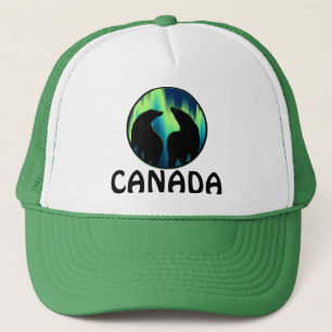 Ours Art Casquettes Aurora Art autochtone Ours Cas