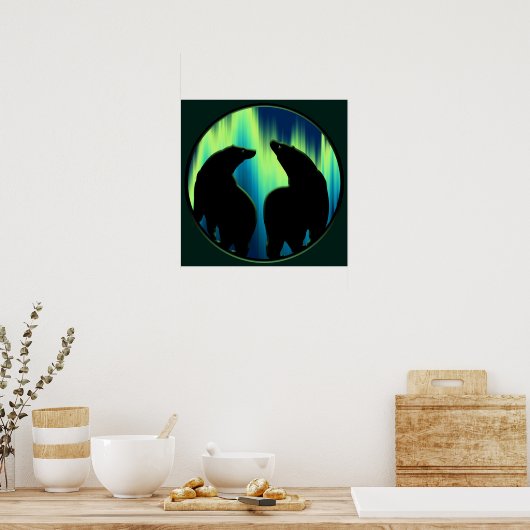 Ours Art Imprimer Poster de l'ours tribal Imprimer (Cuisine)