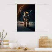 Ours Astronaute Impression Drôle Grizzly en Combin (Cuisine)