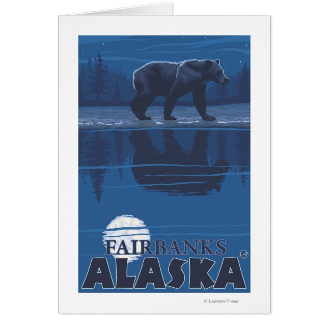 Ours au clair de lune - Fairbanks, Alaska (Devant)