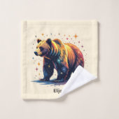 Ours aux étoiles (Gant de toilette)