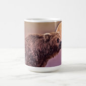 Ours avant café et une Pleine lune Art Mug Cup (Centre)