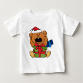 Ours avec cadeau T-shirts et cadeaux de vacances (Devant)