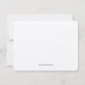 Ours avec Cravate de la cordes, Cartes pour notes (Dos)