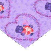 Ours avec des dons de coeur Nappe (Angle)