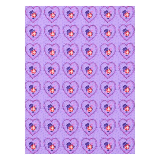 Ours avec des dons de coeur Nappe (Devant)