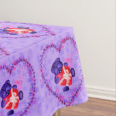 Ours avec des dons de coeur Nappe (In Situ)