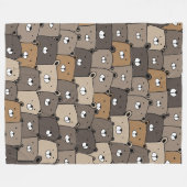 Ours Avec Moi 60x80 Couverture en polaire (Devant (Horizontal))
