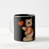 Ours avec Wagon of Hearts Mug (Devant gauche)