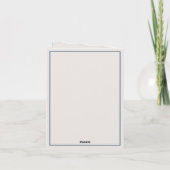 Ours bébé bleu marine personnalisé (Dos)