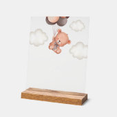 ours bébé, ours en peluche, ballons Brown, bar Mom (Angle)