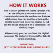 Ours branché décorations imprimables pour fête de 