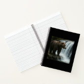 Ours Cascade Couverture molle Carnet de la spirale (Intérieur)