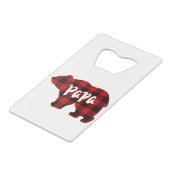 Ours classique silhouette papa ours rouge noir pla (Dos Angle)