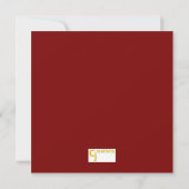 Ours d'anniversaire de carte (Dos)