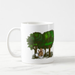 Ours dans les bois tasse de café