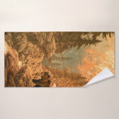 Ours dans les montagnes Rocheuses, brun, animal, g (Serviette de bain)