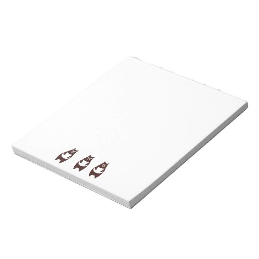 Ours dans un Bloc-notes de ligne (Tourné)