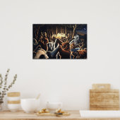 Ours dansants Peinture Imprimantes Ours Posters (Cuisine)