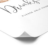 Ours de bois Boissons se servir Poster (Coin)