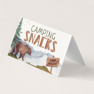 Ours de bois - Snacks en bois Carte Buffet des sig