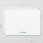 Ours De Clown, Deux, Invitation D'Anniversaire (Dos)