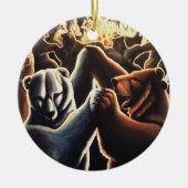 Ours de danse Ornement Multicultural Love Cadeaux (Devant)