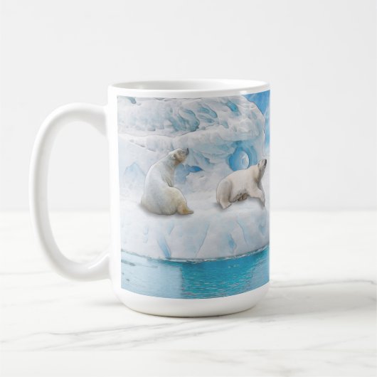 Ours de Glacier - 15 oz. Mug (Gauche)