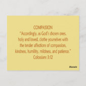 Ours de la Bible ~ Compassion Écriture ~ Cartes de (Dos)