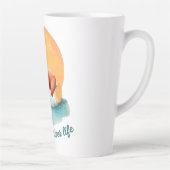 Ours de la vie fluviale | Mug en latte mou (Droite)