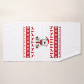 Ours de Noël Noël (1) (Serviette de bain)