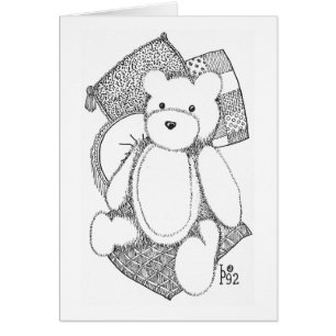 Ours de nounours avec des coussins
