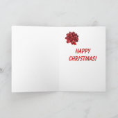 Ours de nounours de Noël - carte (Intérieur)