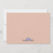Ours de nounours rose - invitations de douche de (Dos)
