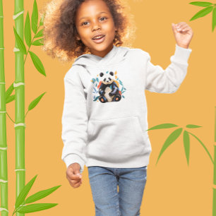 Ours de panda assis coloré moderne