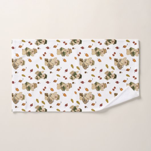 OURS DE PÊCHE (Serviette à main)