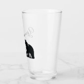Ours de Pierre-Yellowstone en verre (Gauche)